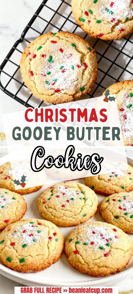 Christmas Gooey Butter Cookies