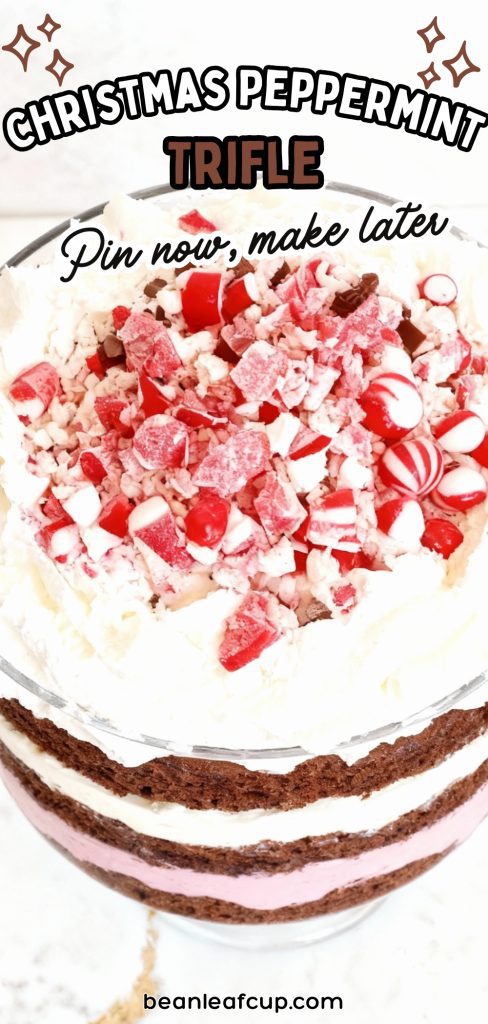 Christmas Peppermint Trifle