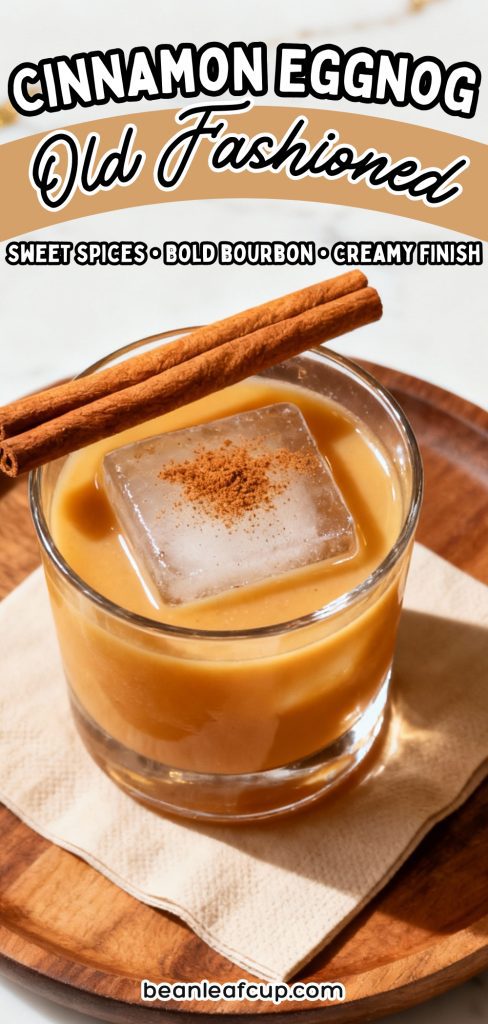Cinnamon Eggnog Old Fashioned