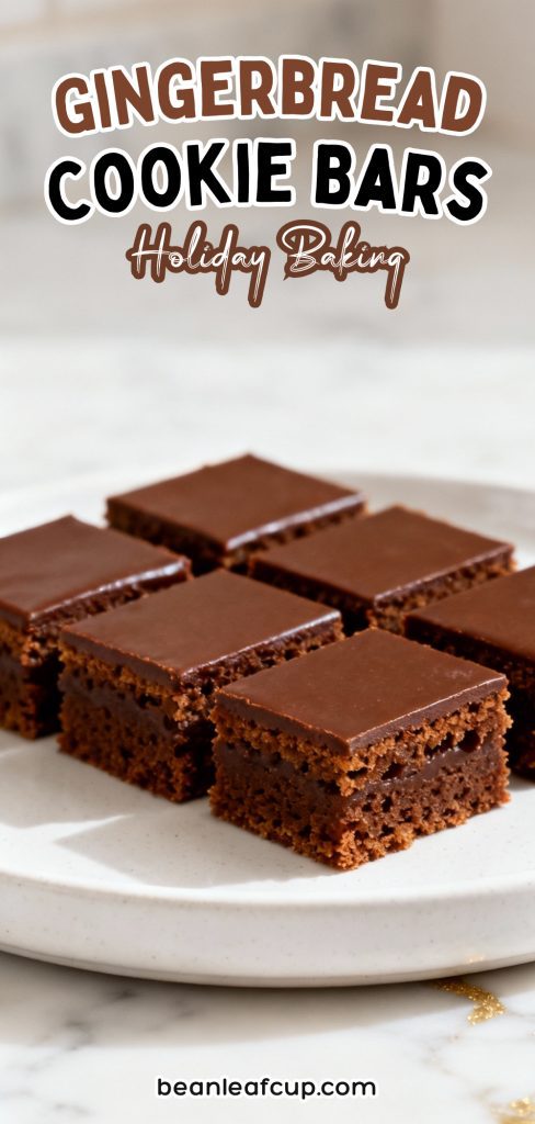 Gingerbread Cookie Bars