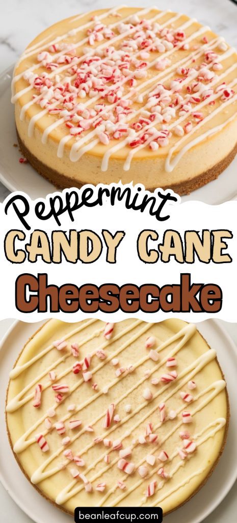 Peppermint Candy Cane Cheesecake