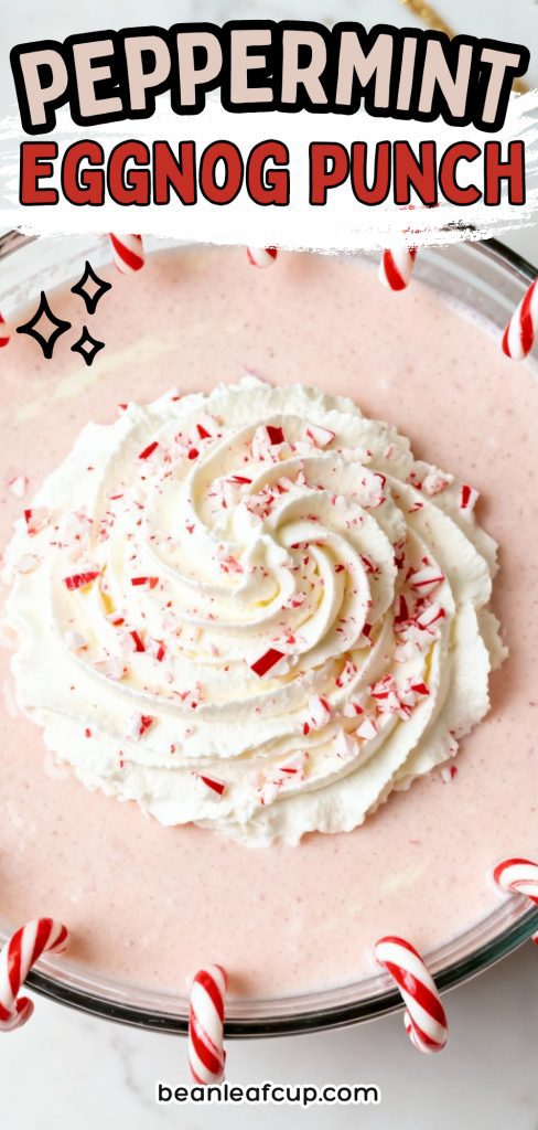 Peppermint Eggnog Punch