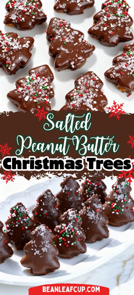Salted Peanut Butter Christmas Trees