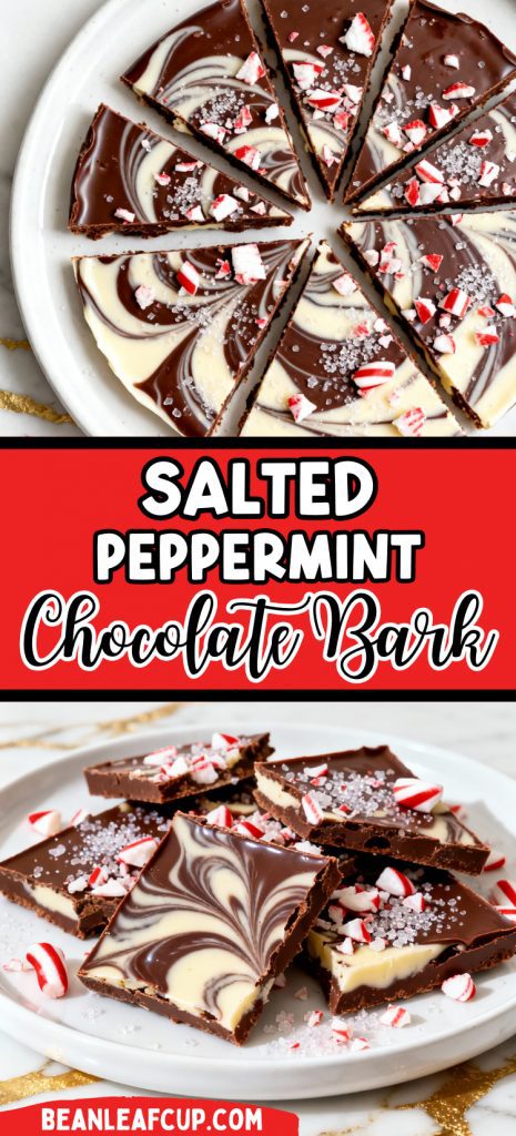Salted Peppermint Chocolate Bark