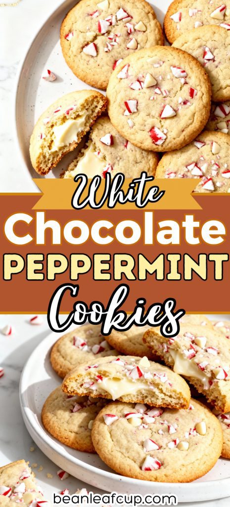 White Chocolate Peppermint Cookies