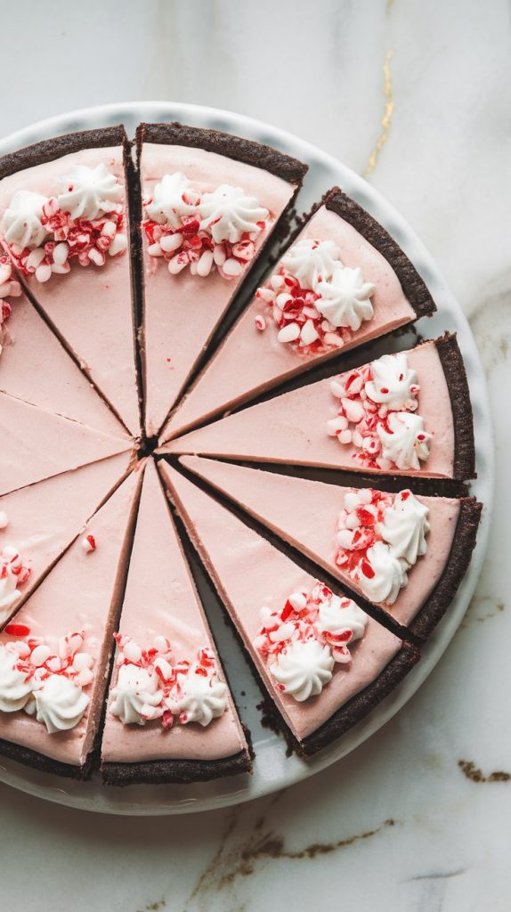 Christmas Peppermint Pie