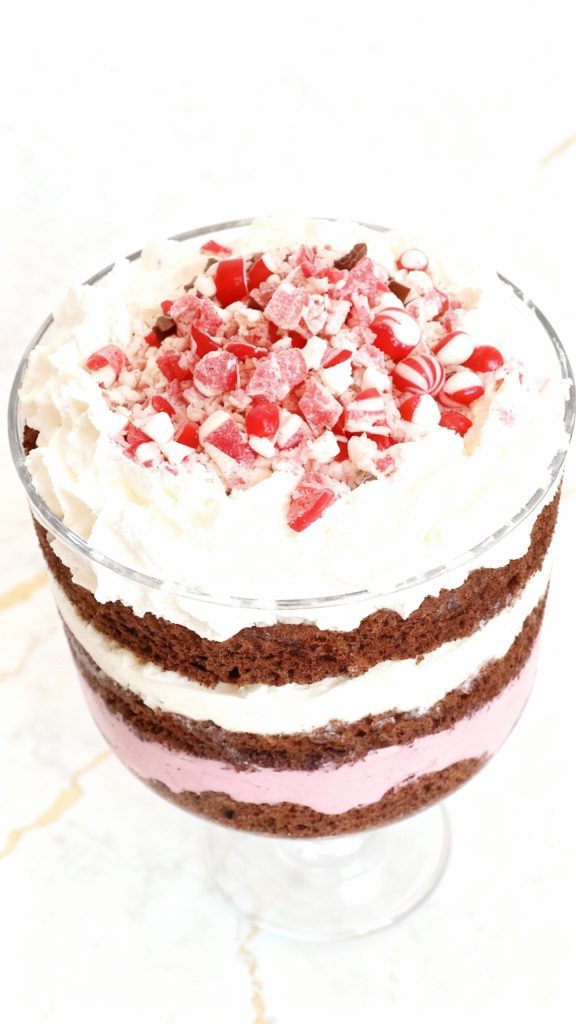 Christmas Peppermint Trifle