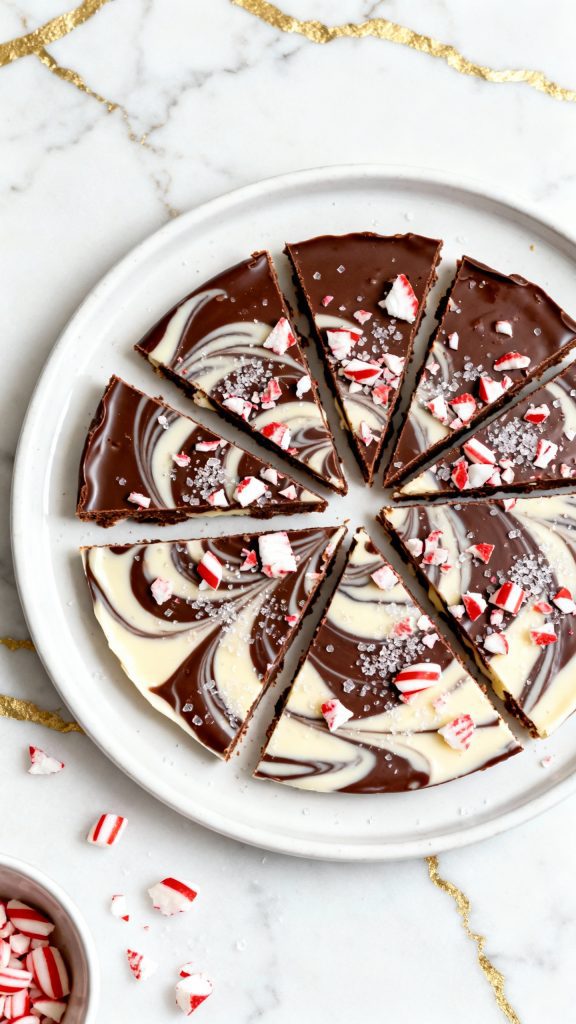 Salted Peppermint Chocolate Bark