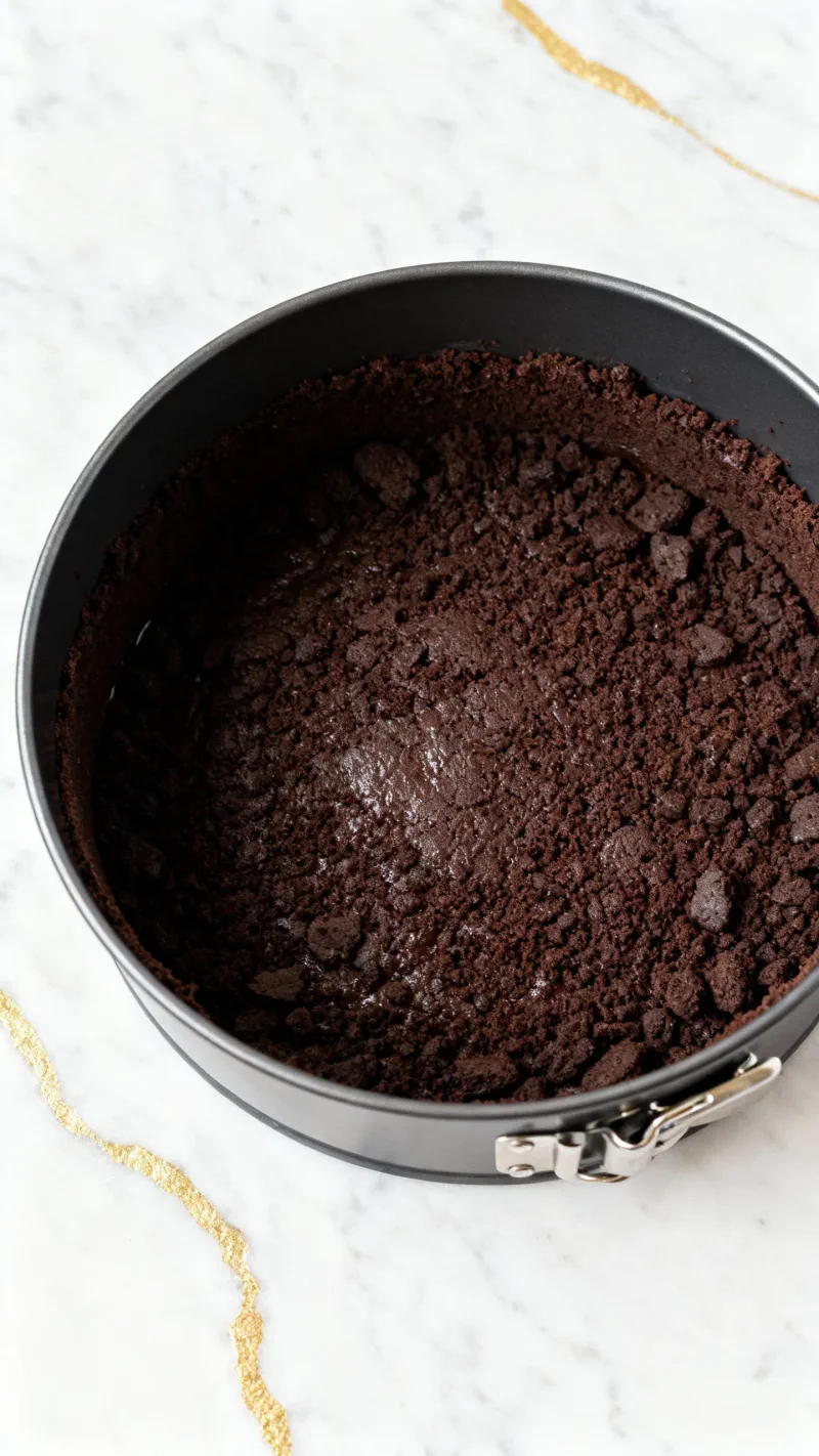 Chocolate Peppermint Cheesecake Recipe for a Creamy Holiday Dessert 17 Chocolate Peppermint Cheesecake, Step 1: Make the Crust