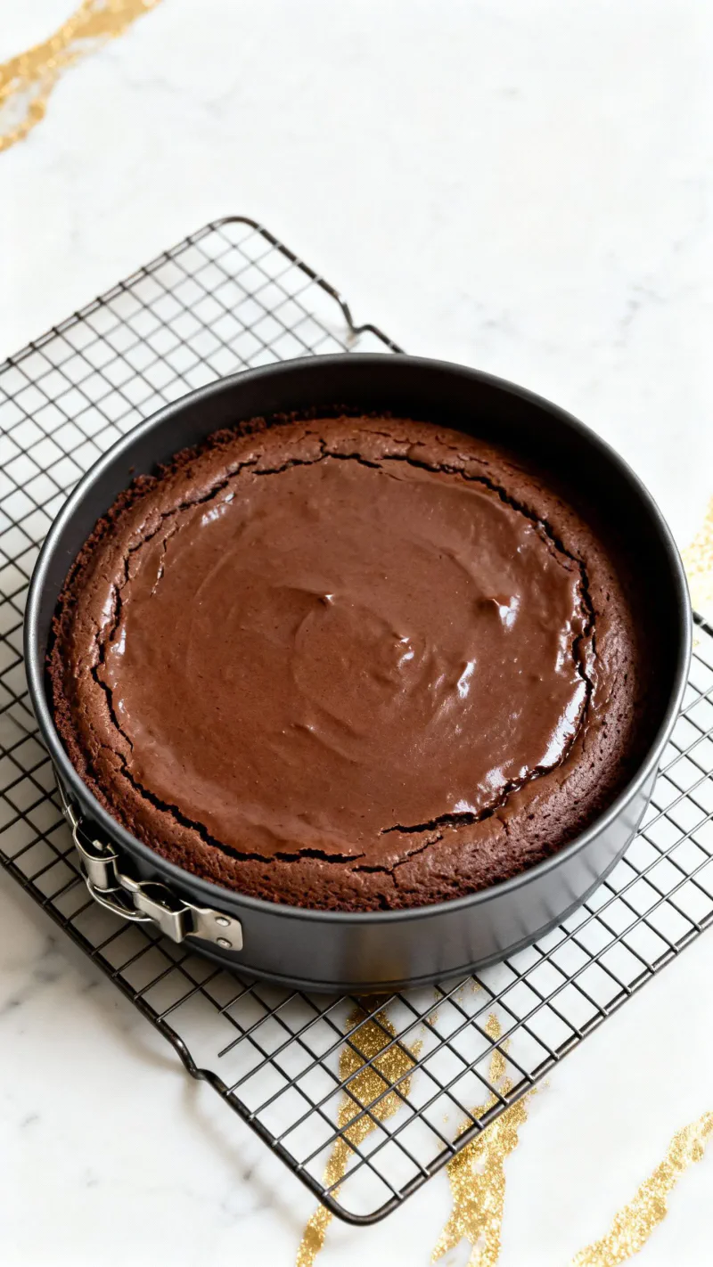 Chocolate Peppermint Cheesecake Recipe for a Creamy Holiday Dessert 23 Chocolate Peppermint Cheesecake, Step 8: Cool and Chill