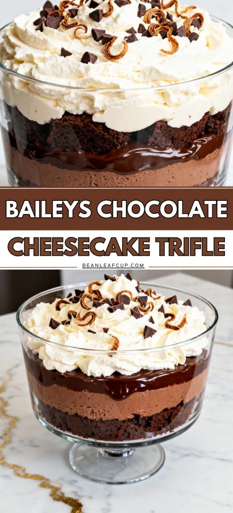 Baileys Chocolate Cheesecake Trifle