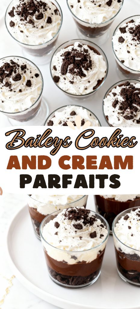 Baileys Cookies and Cream Parfaits