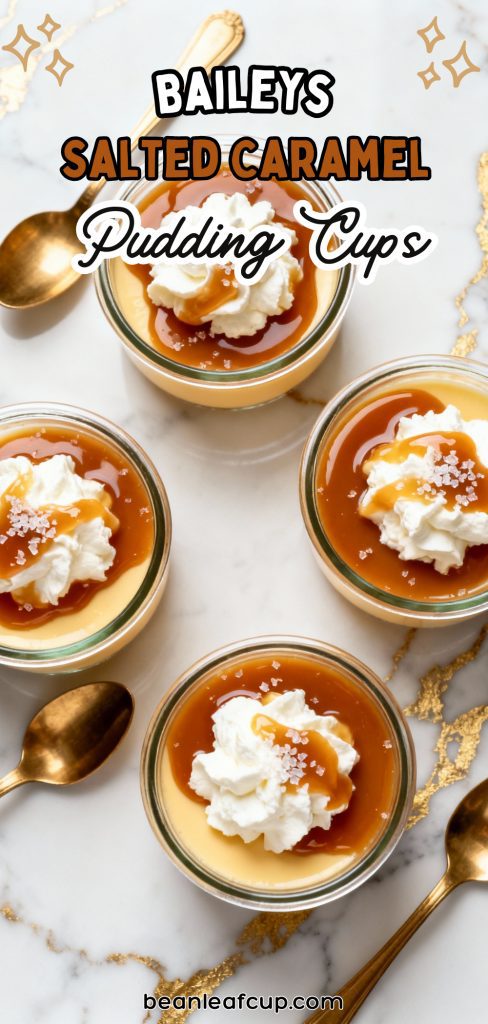 Baileys Salted Caramel Pudding Cups