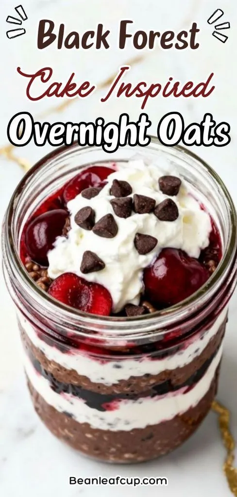 Black Forest Cake-Inspired Overnight Oats