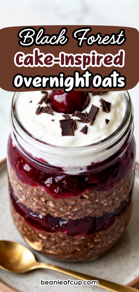 Black Forest Cake-Inspired Overnight Oats