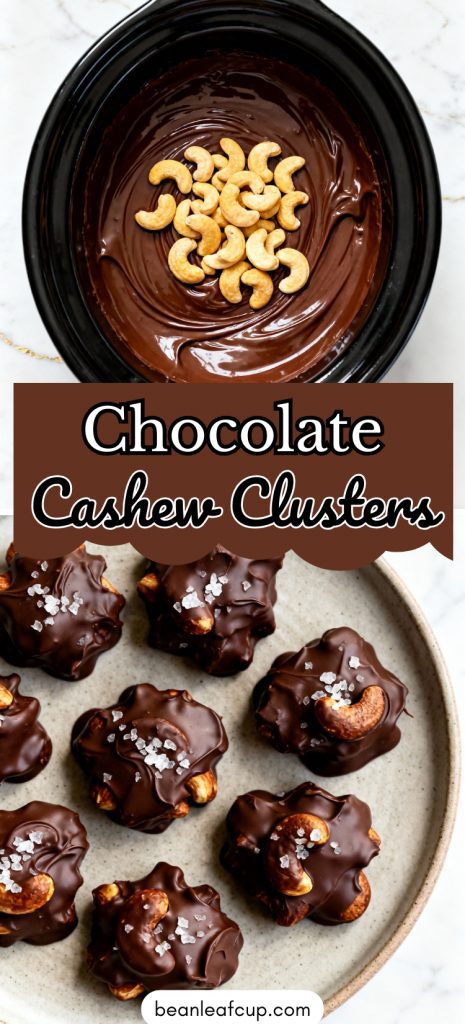 Crockpot Chocolate Cashew Clusters