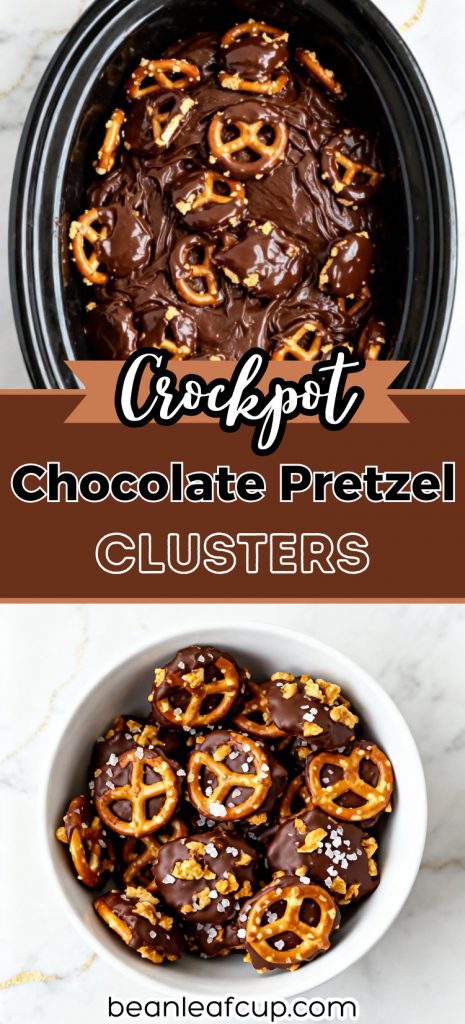 Crockpot Chocolate Pretzel Clusters