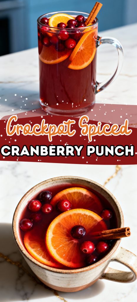 Crockpot Spiced Cranberry Punch