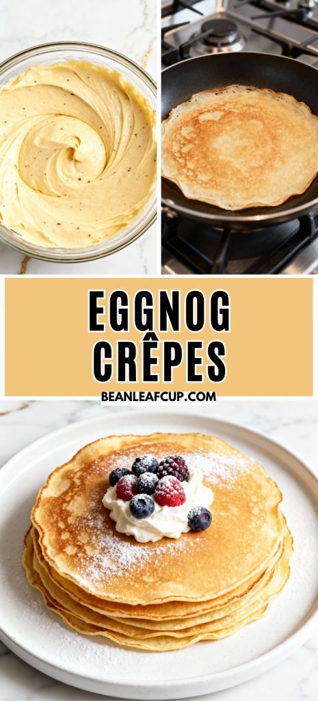 Eggnog Crêpes
