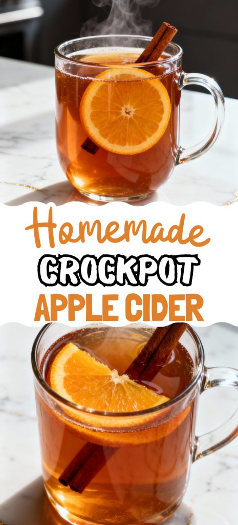 Homemade Crockpot Apple Cider