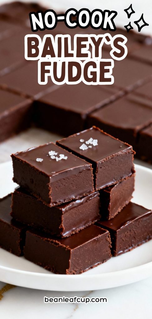 No-Cook Bailey's Fudge 5