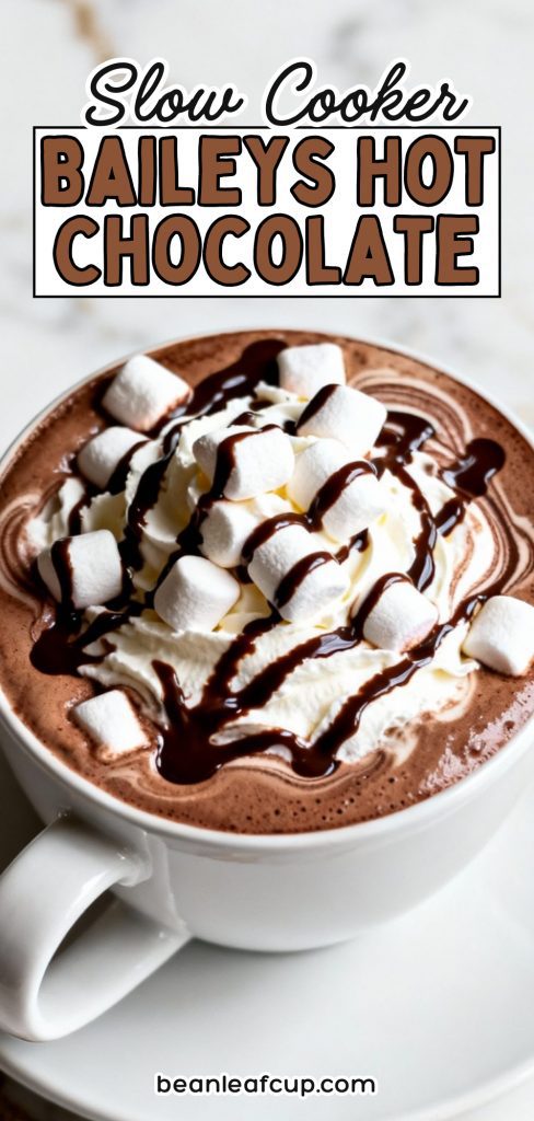 Slow Cooker Baileys Hot Chocolate 3