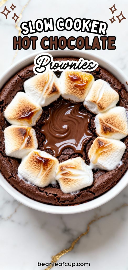 Slow Cooker Hot Chocolate Brownies