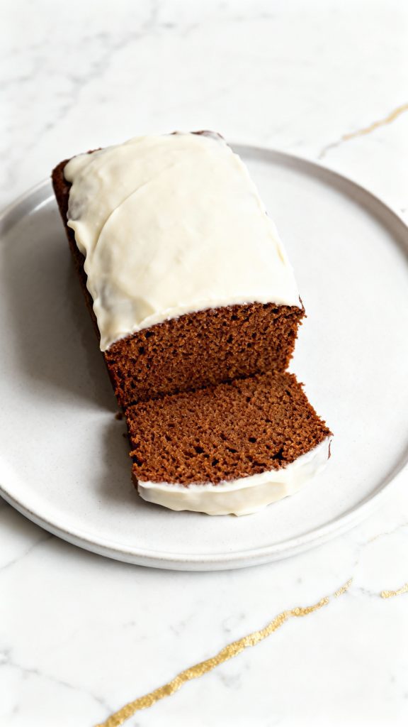 Iced Gingerbread Loaf Cake