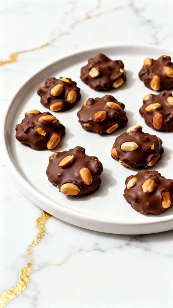 Crockpot Chocolate Peanut Clusters
