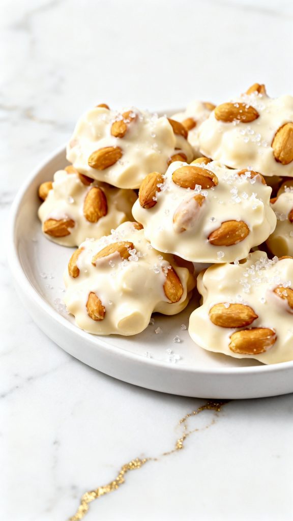 Crockpot White Chocolate Peanut Clusters