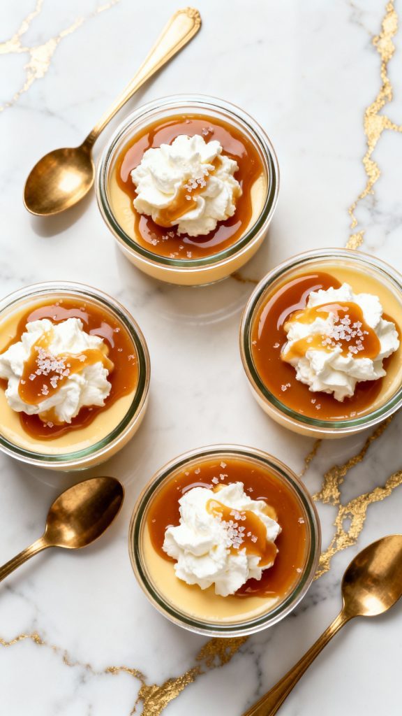 Baileys Salted Caramel Pudding Cups