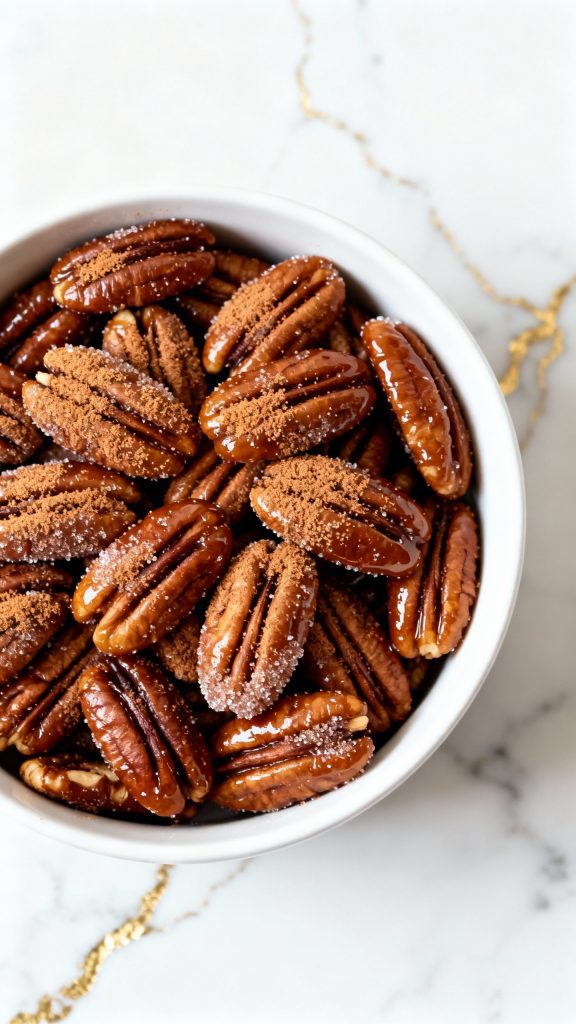 Slow Cooker Candied Cinnamon Pecans