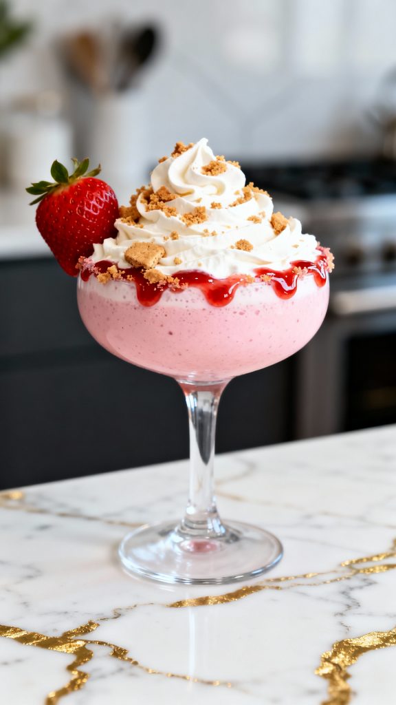 Baileys Strawberry Shortcake Cocktail
