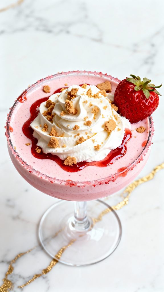 Baileys Strawberry Shortcake Cocktail