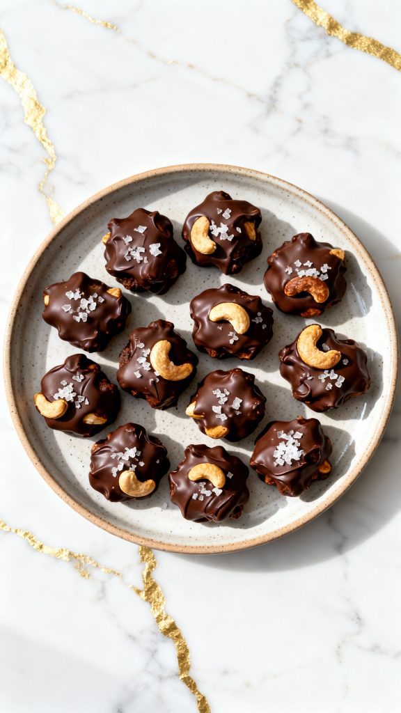 Crockpot Chocolate Cashew Clusters