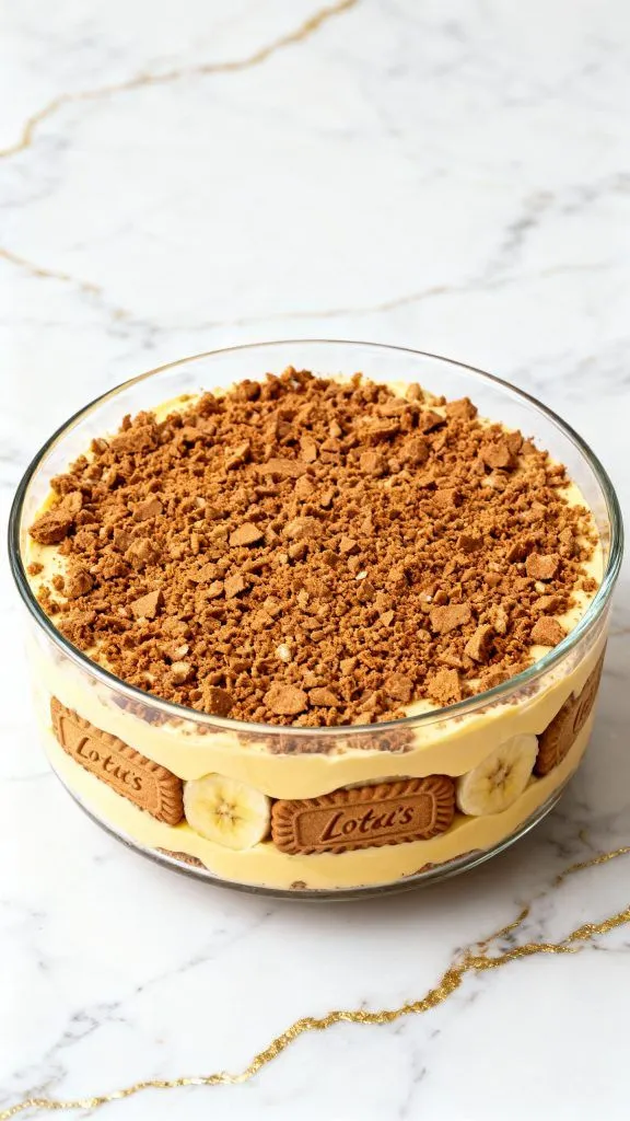 Biscoff Banana Pudding