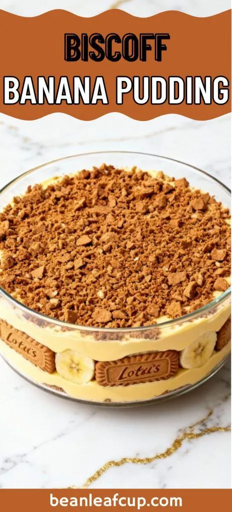 Biscoff Banana Pudding