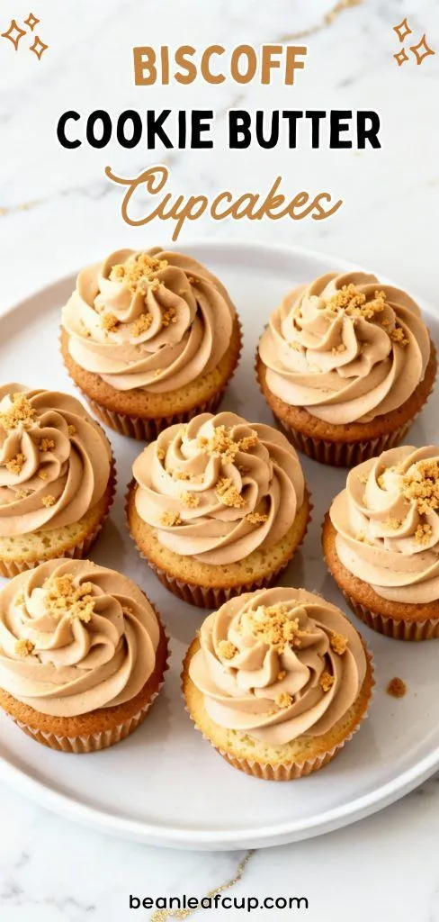 Biscoff Cookie Butter Cupcakes