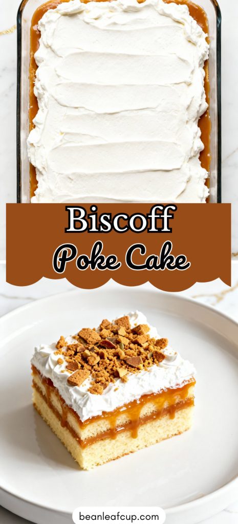 Biscoff Poke Cake