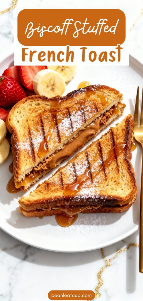 Biscoff Stuffed French Toast