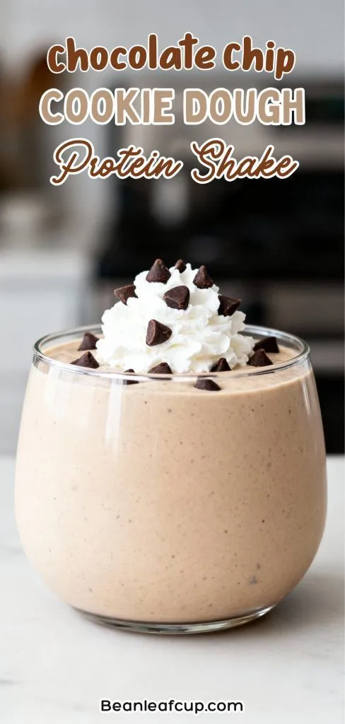 Chocolate Chip Cookie Dough Protein Shake 