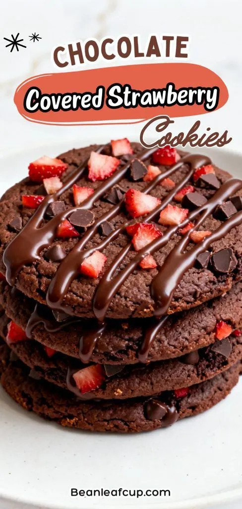 Chocolate Covered Strawberry Cookies