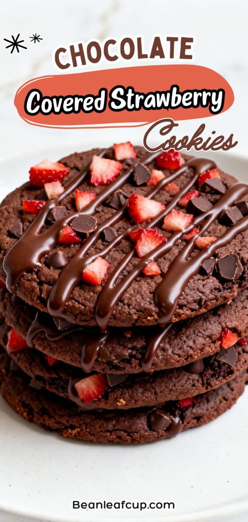 Chocolate Covered Strawberry Cookies