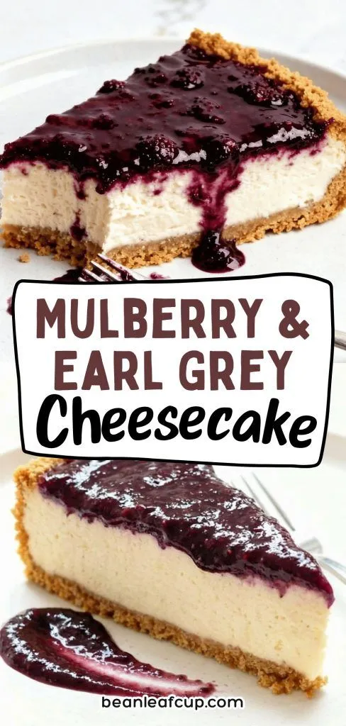 Mulberry & Earl Grey Cheesecake 5