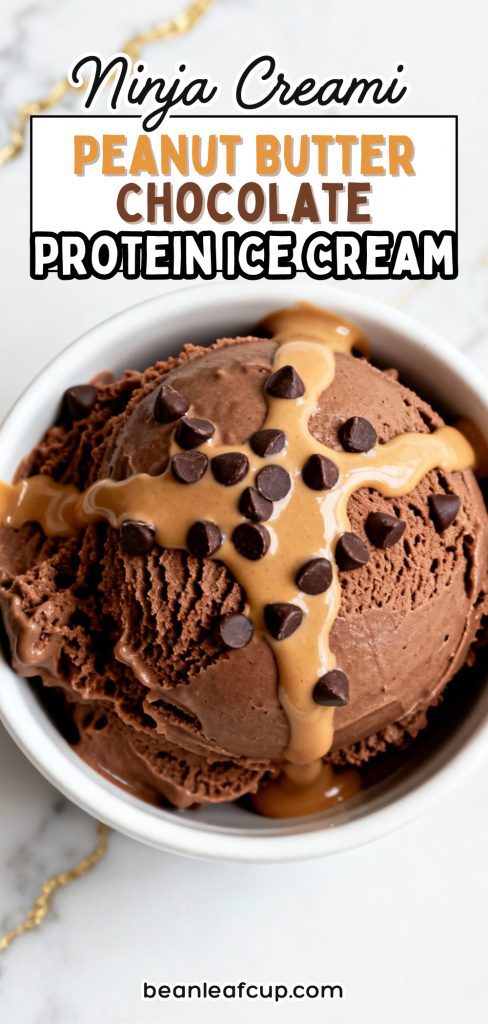 Ninja Creami Peanut Butter Chocolate Protein Ice Cream 4