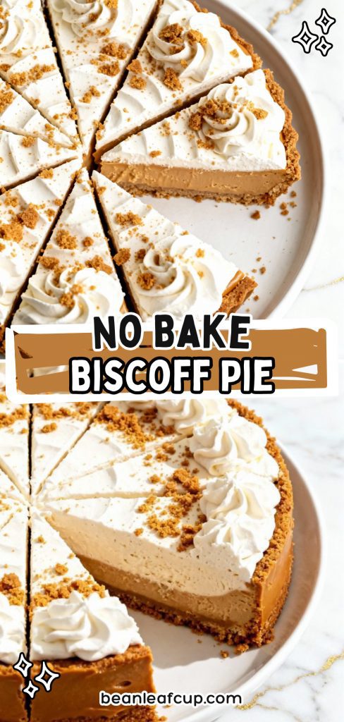 No Bake Biscoff Pie