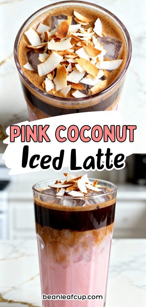 Pink Coconut Iced Latte 3