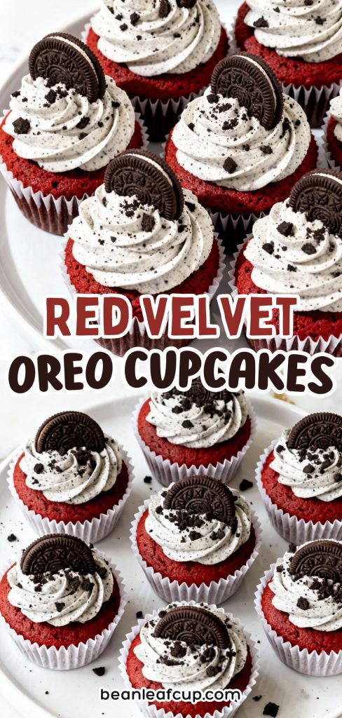 Red Velvet Oreo Cupcakes 5