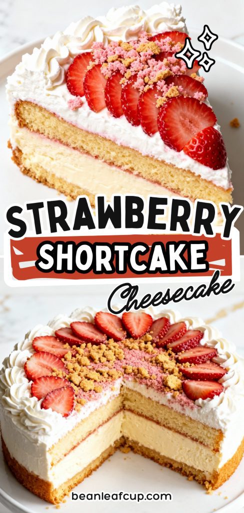 Strawberry Shortcake Cheesecake 3