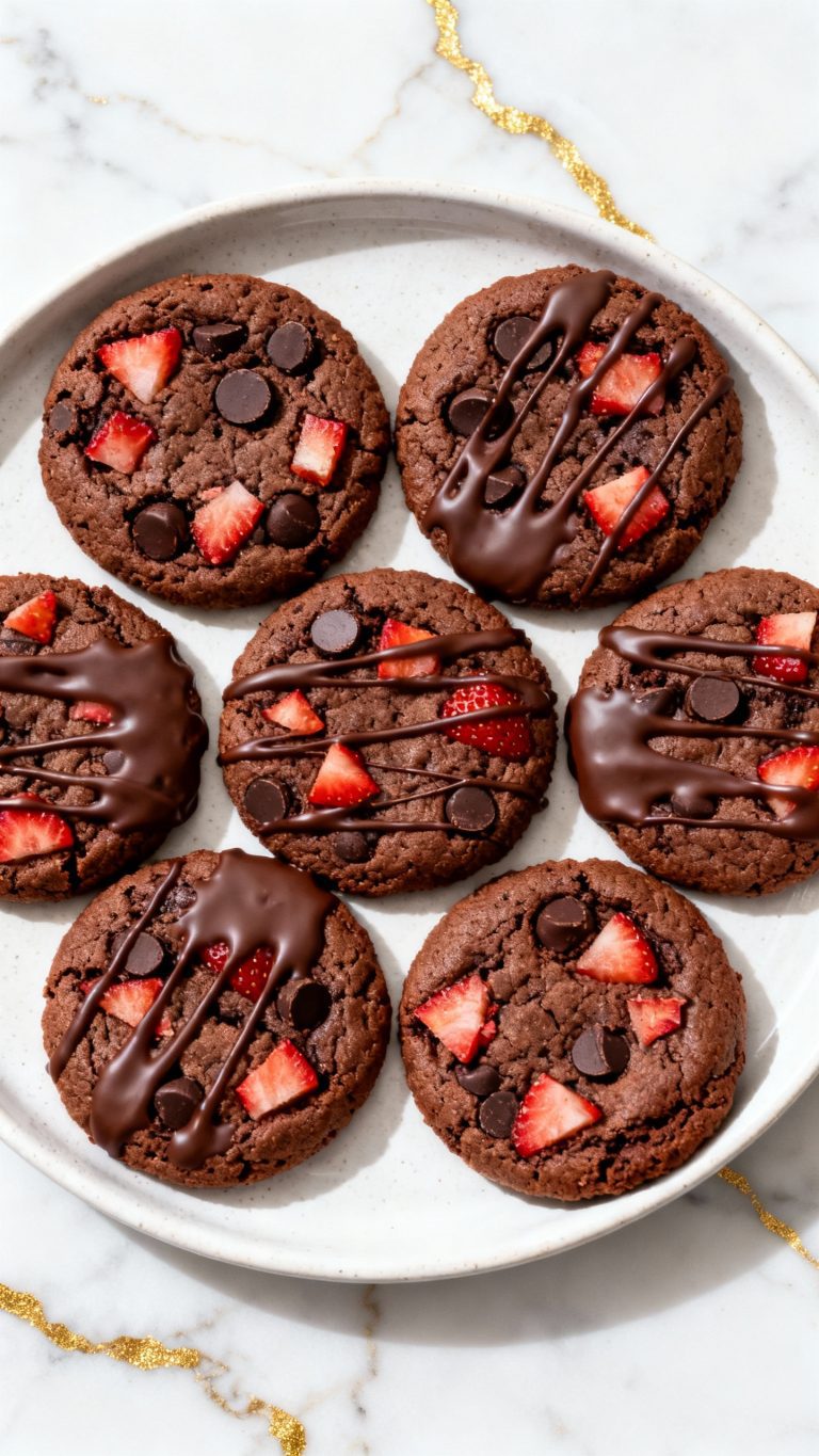 Chocolate Covered Strawberry Cookies